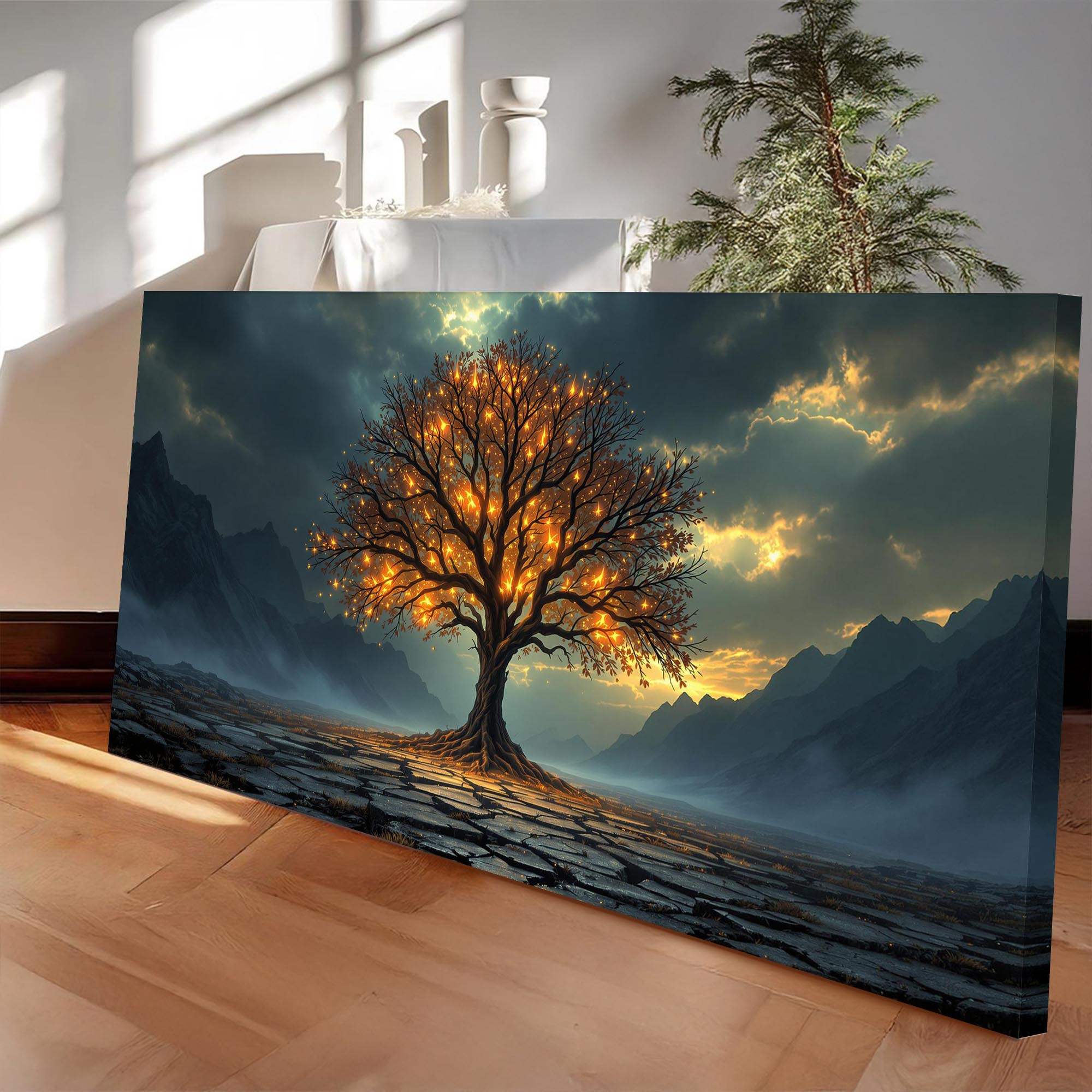 Burning Bush - Faith Wall Art XI - Tailored Canvases - Flyclothing LLC
