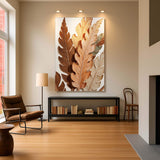 Abstract Autum Leaves Wall Art - Tailored Canvases - Flyclothing LLC