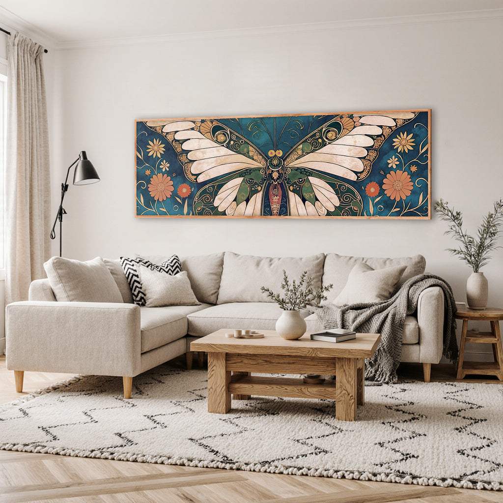 Abstract Vintage Butterfly Wall Art - Tailored Canvases - Flyclothing LLC