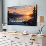 Psalm 121:1-2 - A Song Of Ascents Faith Wall Sign - Tailored Canvases - Flyclothing LLC