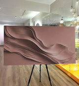 Warm Terracotta Minimalist Wall Art - Tailored Canvases - Flyclothing LLC