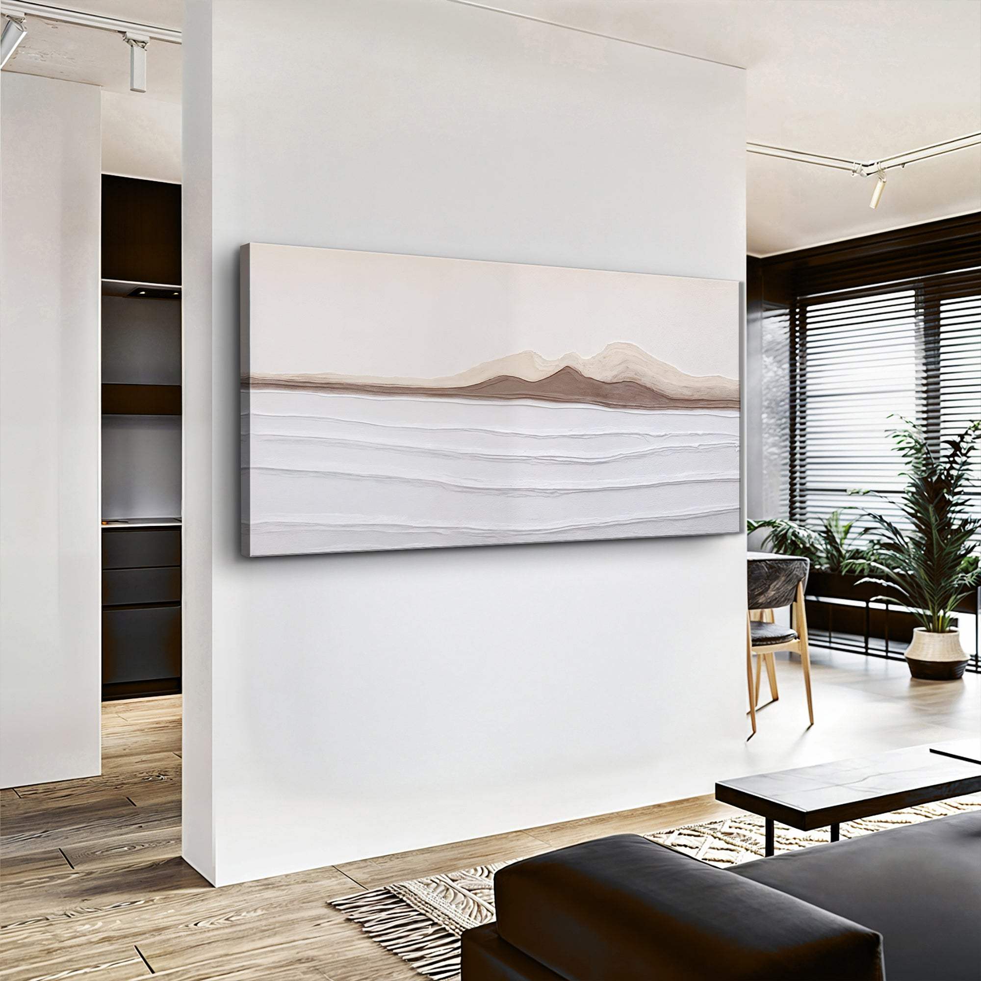 Earth Tone Abstract Wall Art - Tailored Canvases - Flyclothing LLC