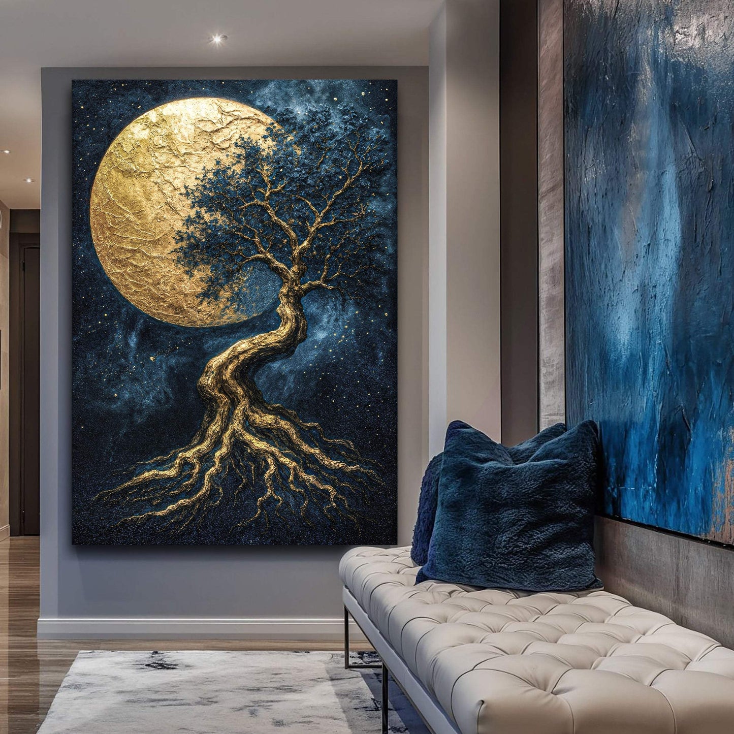 Lunar Tree of Life Wall Art - Tailored Canvases - Flyclothing LLC