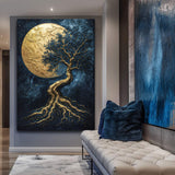 Lunar Tree of Life Wall Art - Tailored Canvases - Flyclothing LLC