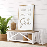 You Me and the Sea Coastal Sign V - Tailored Canvases - Flyclothing LLC