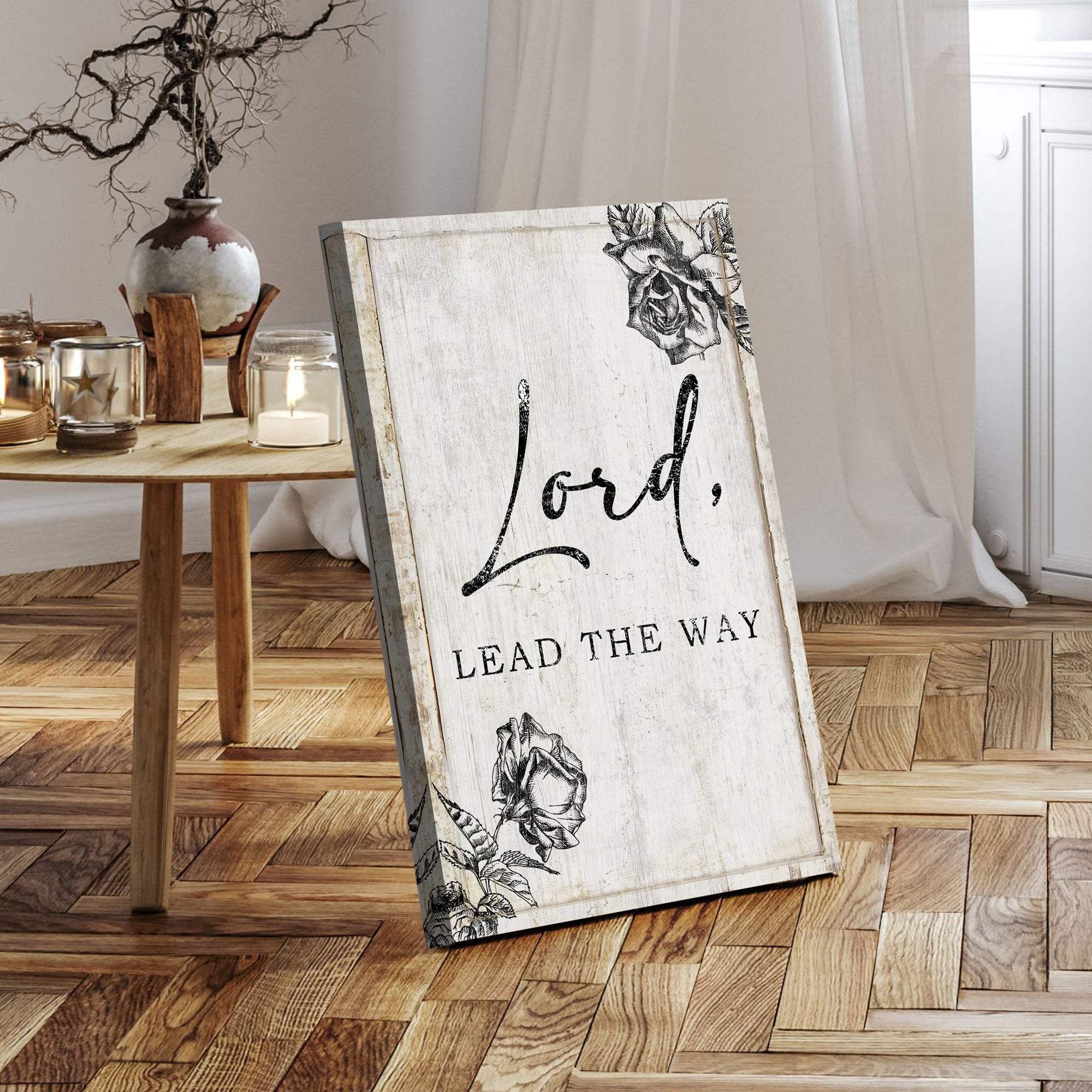 Lord Lead The Way Faith Sign - Tailored Canvases - Flyclothing LLC