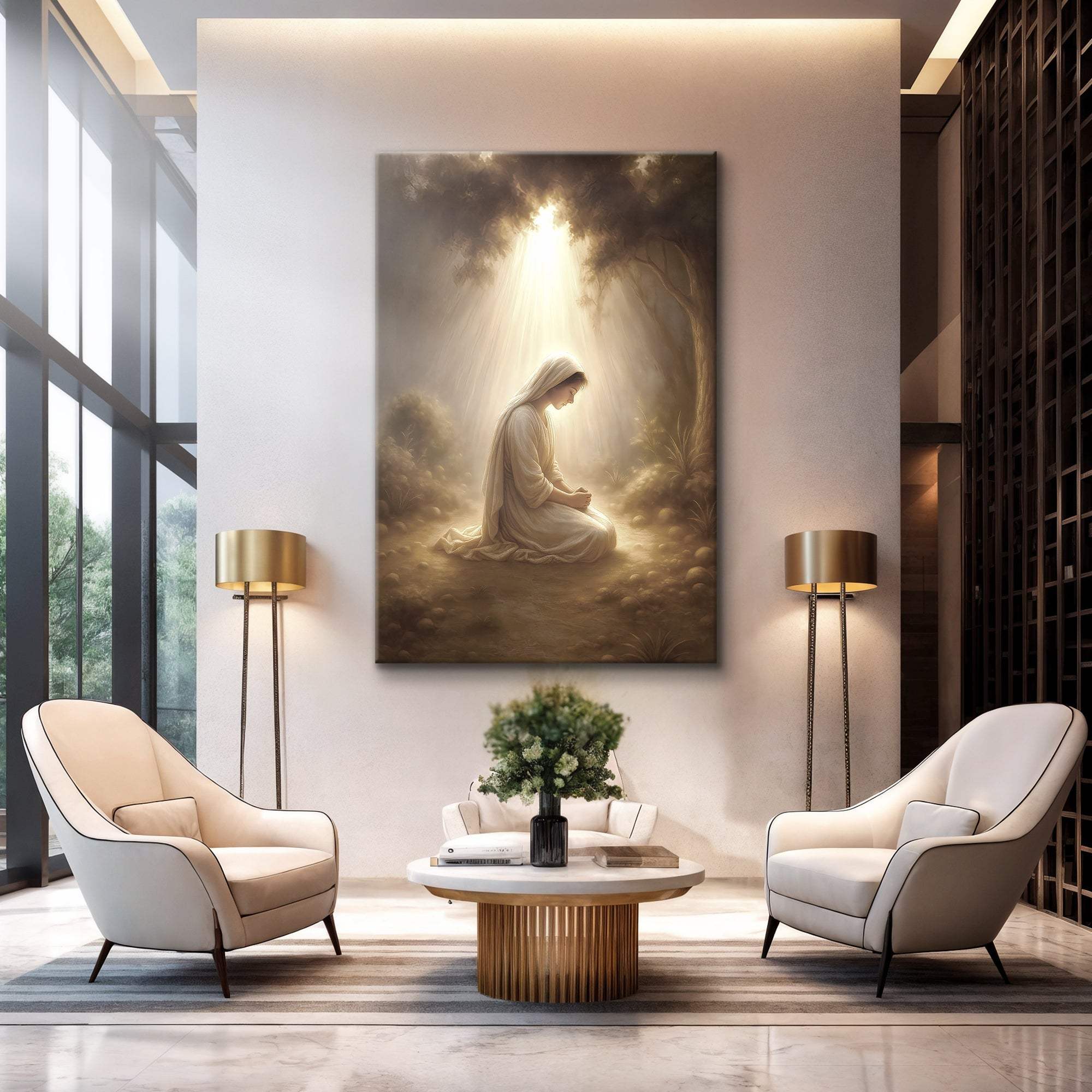 Mary Praying Faith Wall Art II - Tailored Canvases - Flyclothing LLC