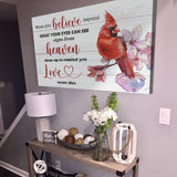 When You Believe Beyond Faith Sign II - Tailored Canvases - Flyclothing LLC