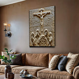 Three Cross Calvary Hill Wall Art - Tailored Canvases - Flyclothing LLC