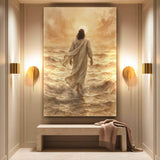 Jesus Christ Walking On Water Faith Wall Art VI - Tailored Canvases - Flyclothing LLC