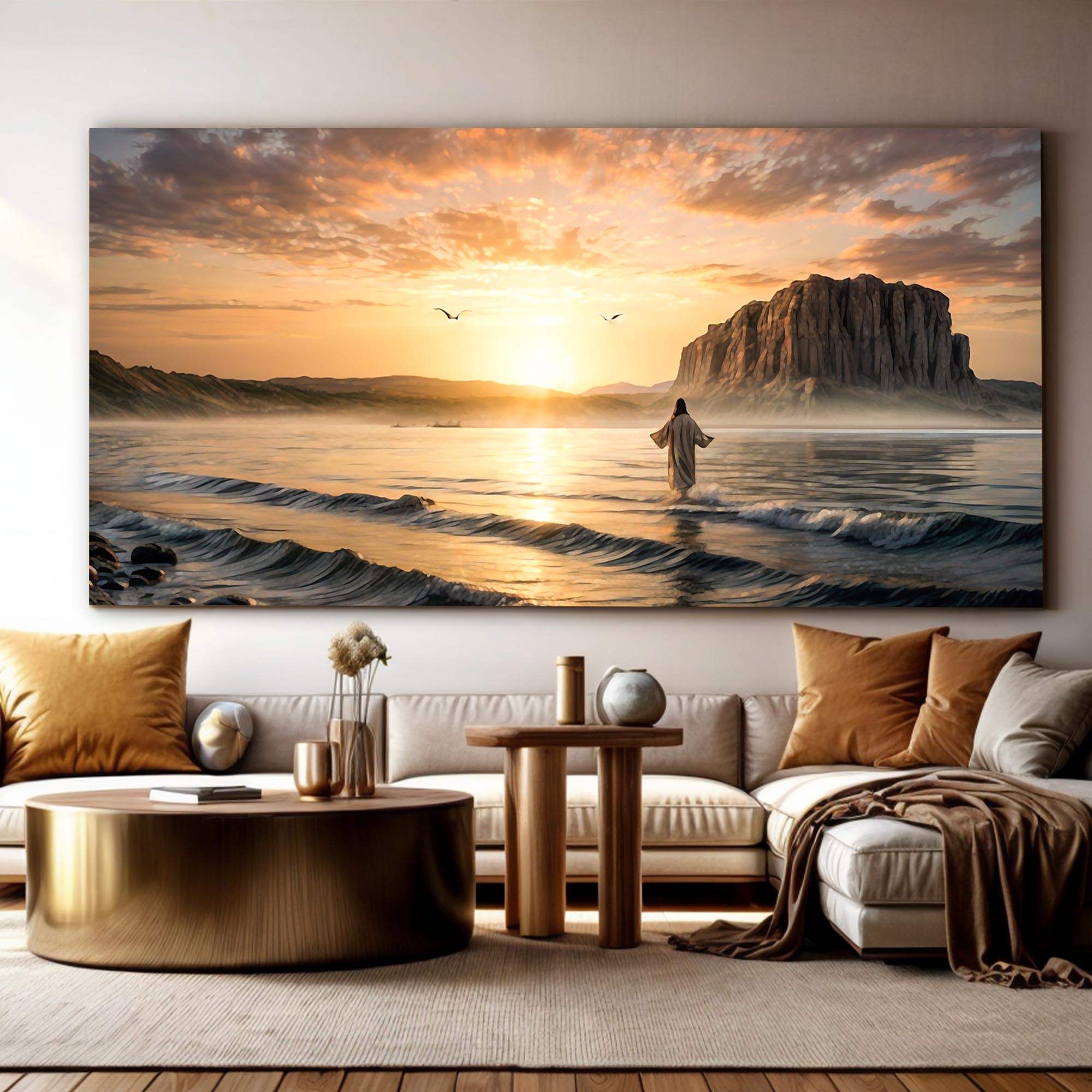 Walking on Water - Faith Wall Art X - Tailored Canvases - Flyclothing LLC