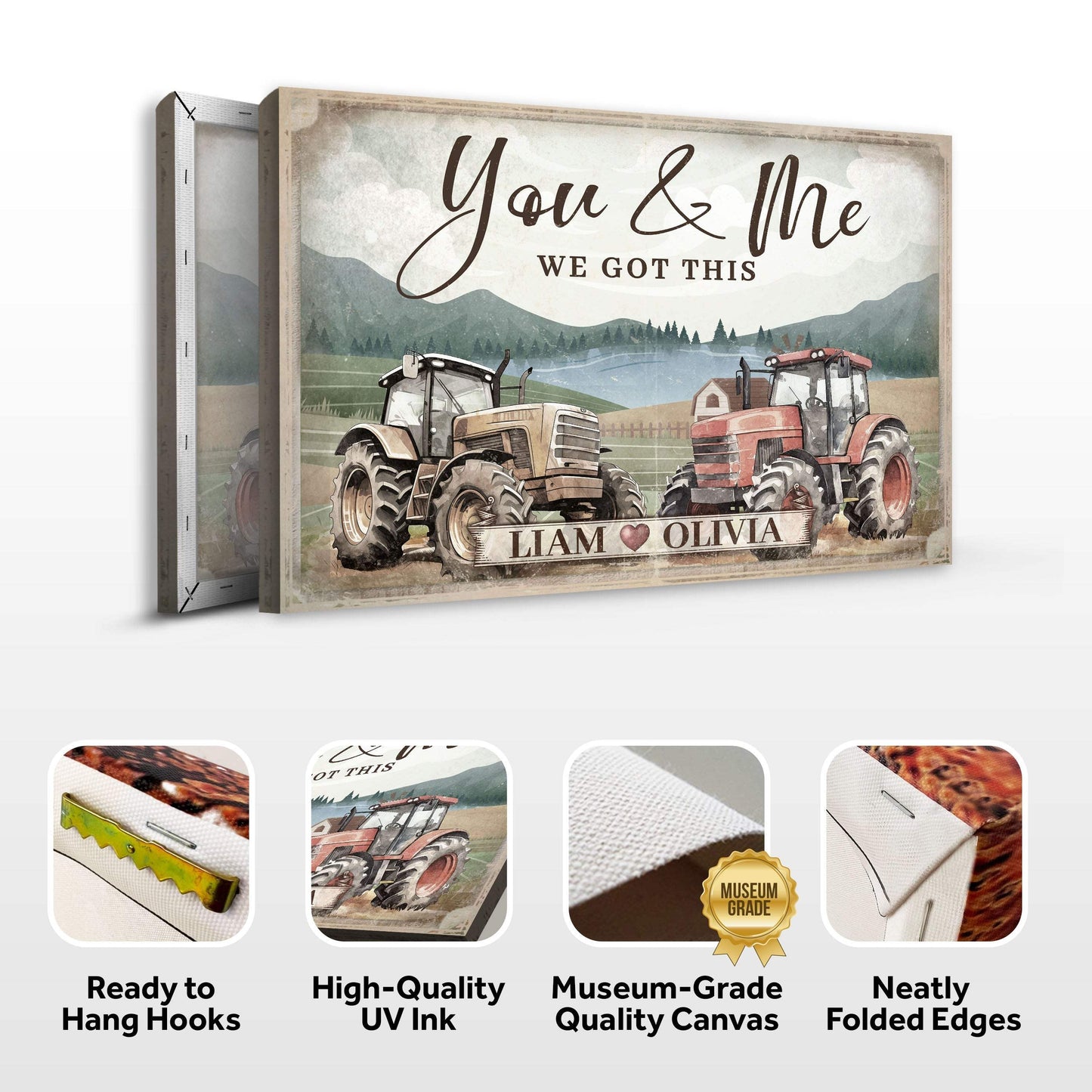 Tractor Themed We Got This Couple Sign - Tailored Canvases - Flyclothing LLC