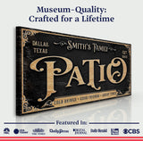 Personalized Patio Sign II - Tailored Canvases - Flyclothing LLC