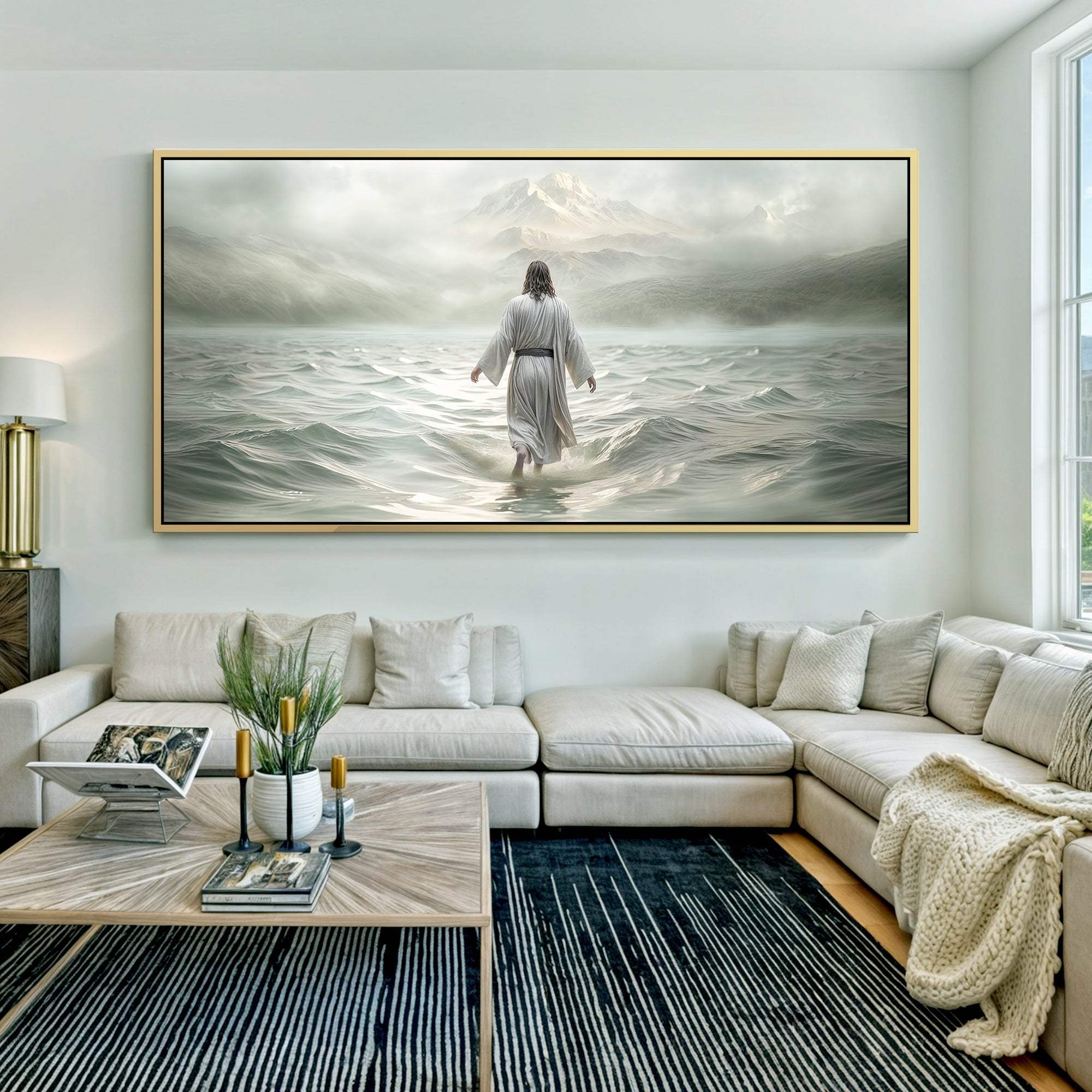 Walking on Water - Faith Wall Art VIII - Tailored Canvases - Flyclothing LLC