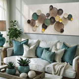 Lotus Leaf Abstract Wall Art II - Tailored Canvases - Flyclothing LLC