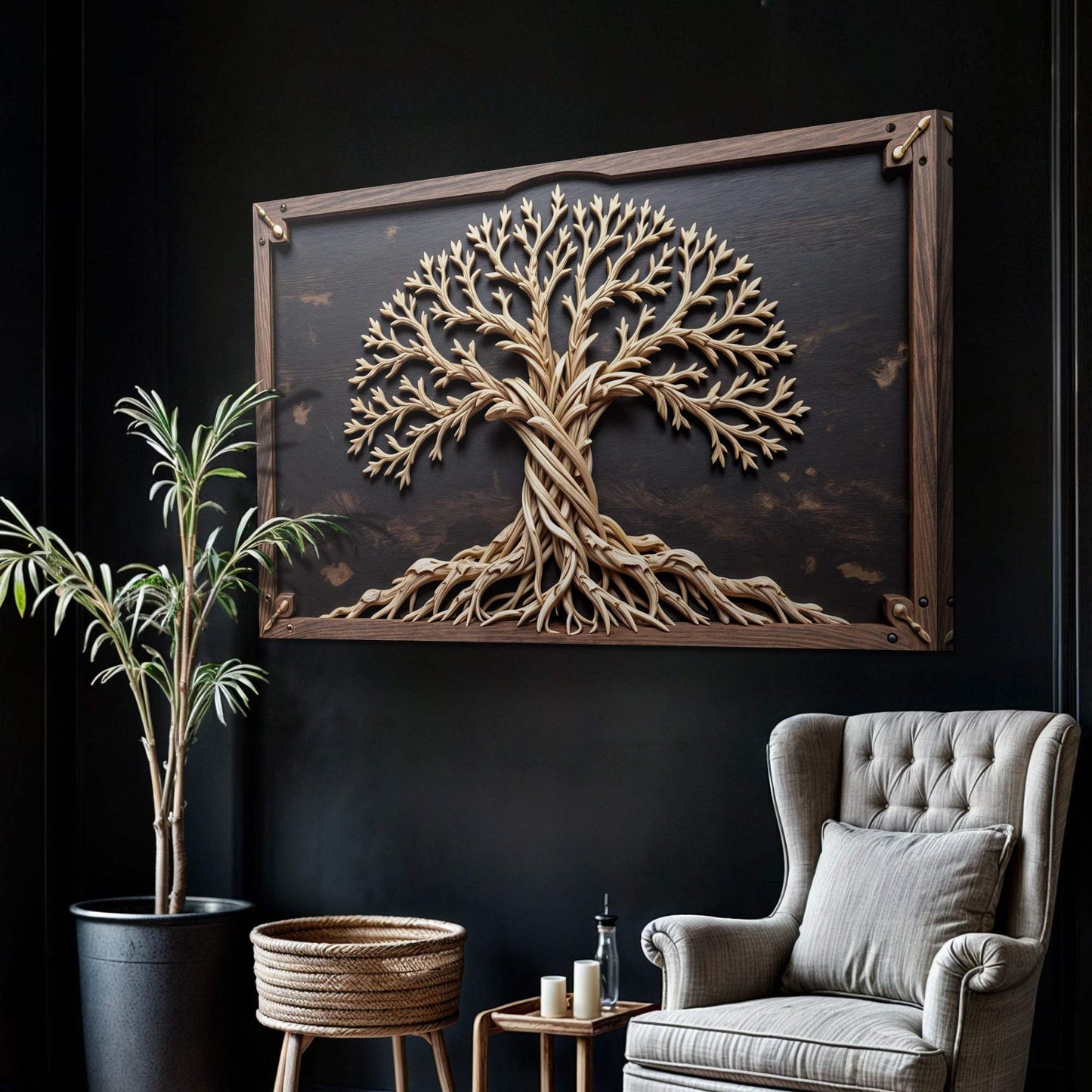 3D Celtic Tree of Life Wall Art III - Tailored Canvases - Flyclothing LLC
