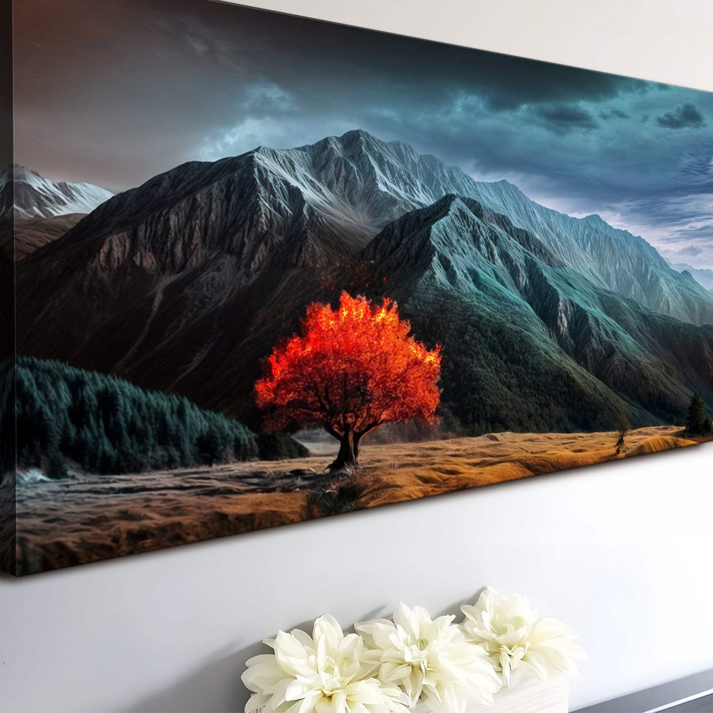 Burning Bush - Faith Wall Art IX - Tailored Canvases - Flyclothing LLC
