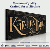 Kitchen Table Sign - Tailored Canvases - Flyclothing LLC