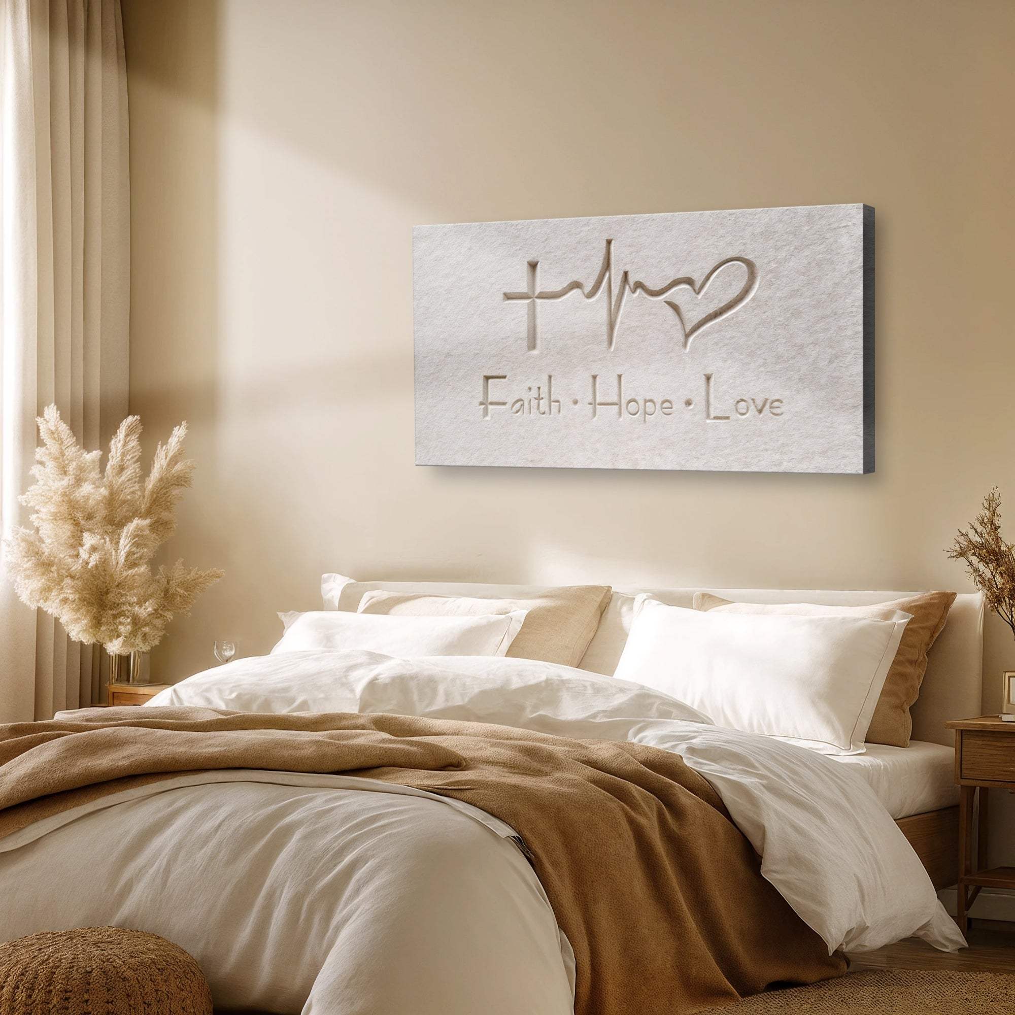 Faith, Hope, Love Faith Wall Art IV - Tailored Canvases - Flyclothing LLC