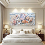 Sea Shells Modern Coastal Wall Art - Tailored Canvases - Flyclothing LLC