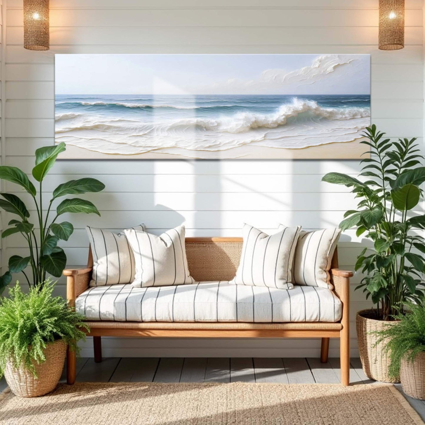 Ocean Wave Seascape Wall Art - Tailored Canvases - Flyclothing LLC