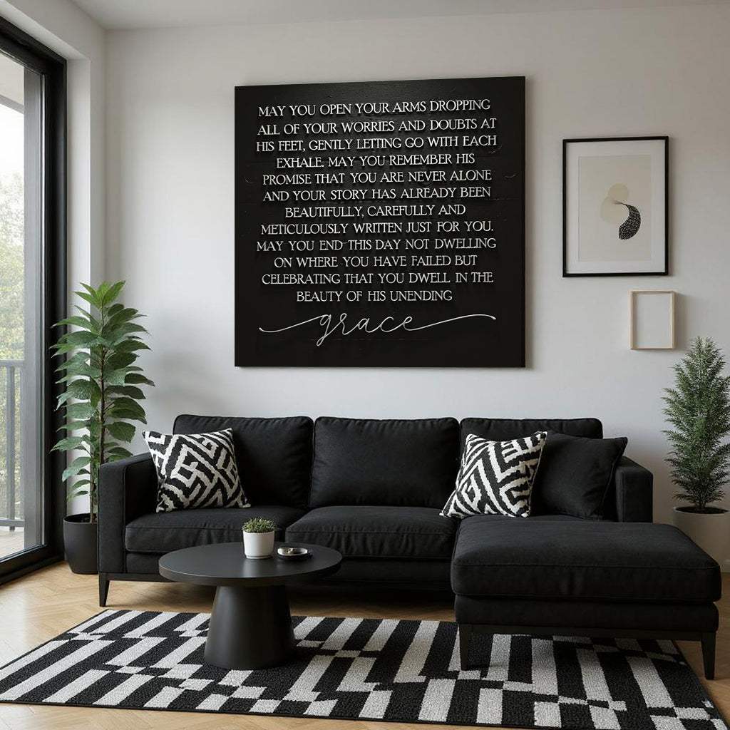 Unending Grace Faith Sign III - Tailored Canvases - Flyclothing LLC