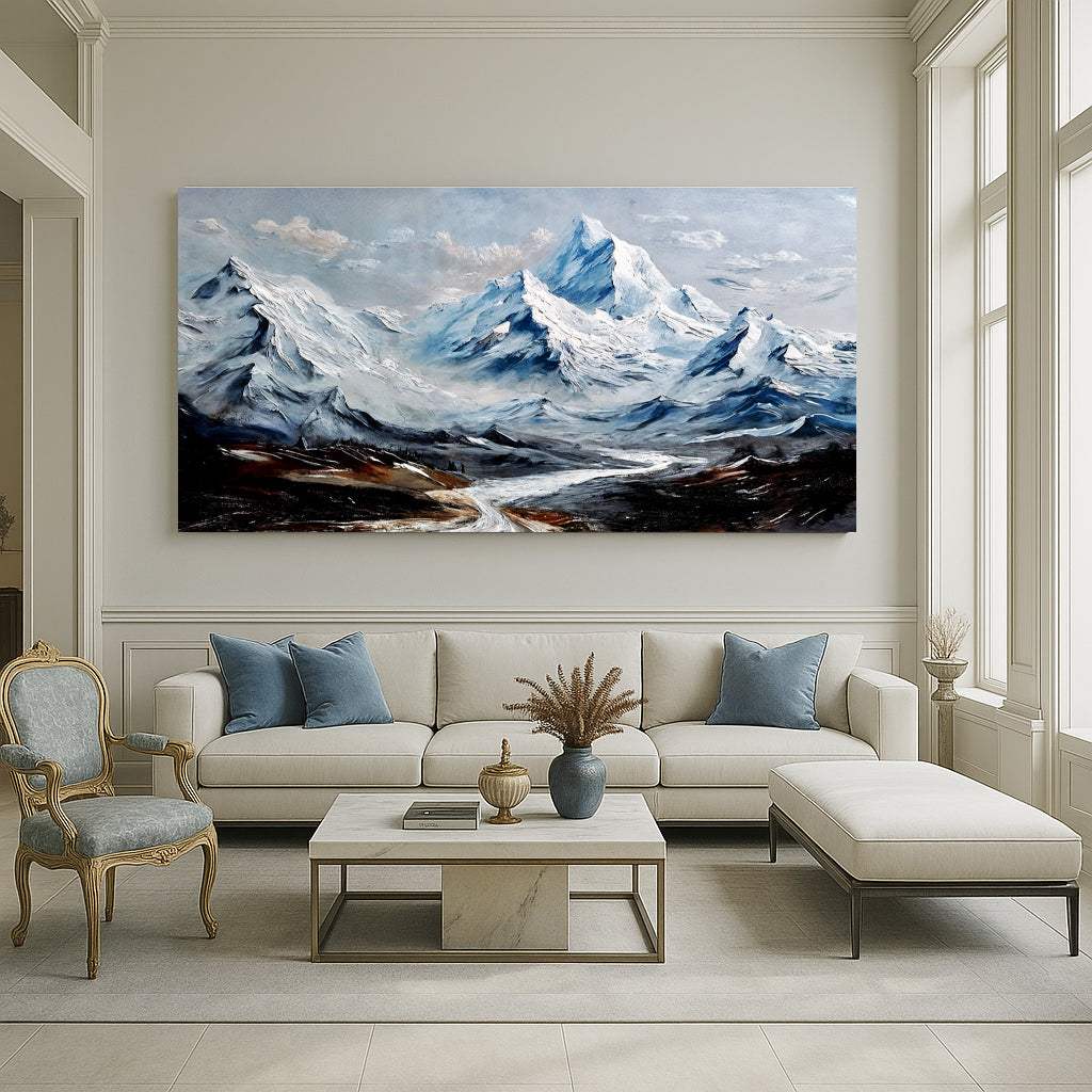 Mountain Minimalist Wall Art II - Tailored Canvases - Flyclothing LLC