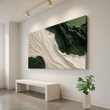 Green Rivers Abstract Wall Art XI - Tailored Canvases - Flyclothing LLC