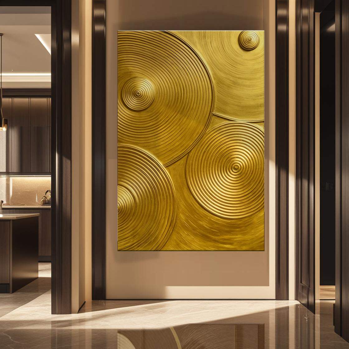 Gold Symphony Wall Art - Tailored Canvases - Flyclothing LLC
