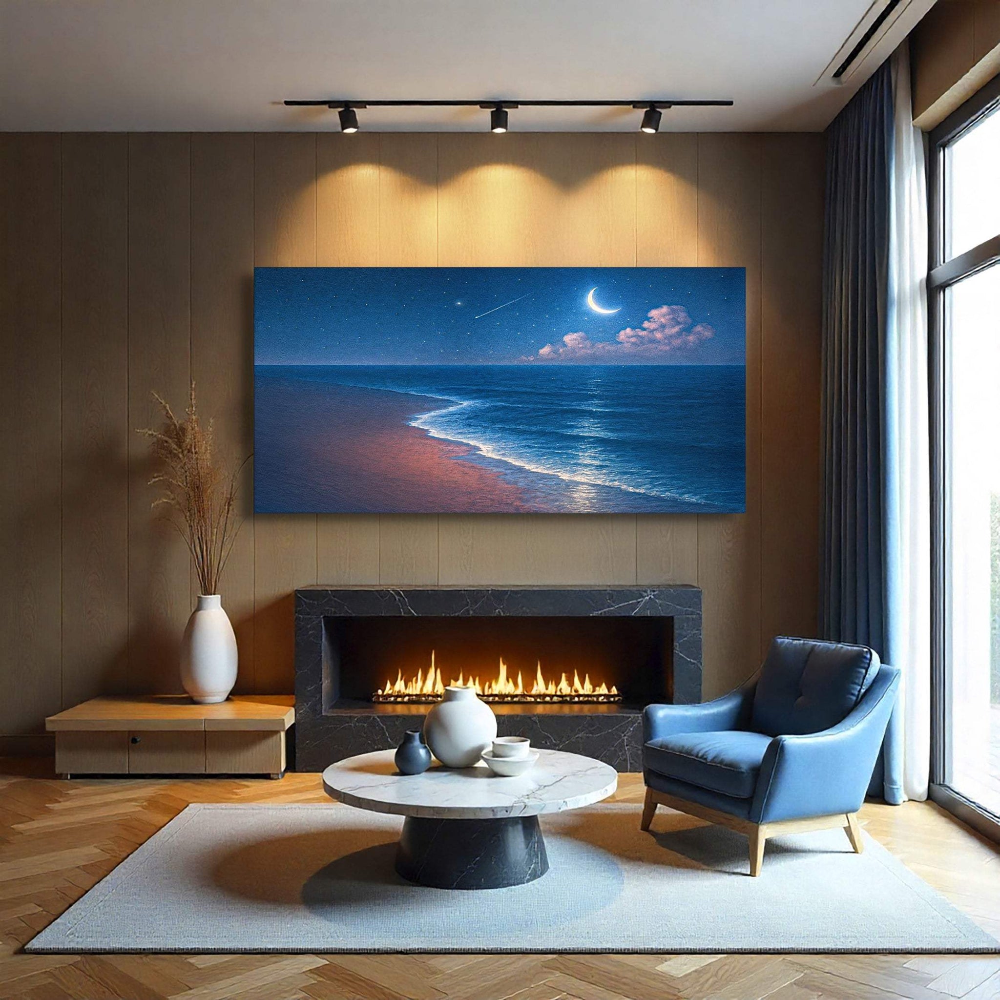 Beach Shoreline Coastal Wall Art V - Tailored Canvases - Flyclothing LLC