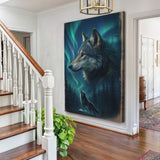 Wolf Double Exposure Wall Art IV - Tailored Canvases - Flyclothing LLC