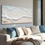 Serene Ocean Wave Coastal Wall Art X - Tailored Canvases - Flyclothing LLC