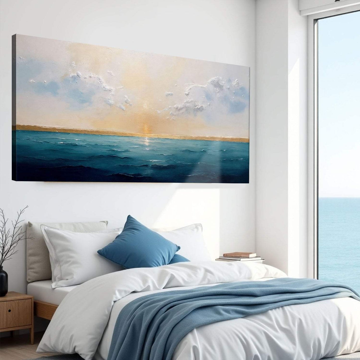 Waterscape Abstract Wall Art VI - Tailored Canvases - Flyclothing LLC