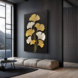 Golden Ginkgo Wall Art - Tailored Canvases - Flyclothing LLC