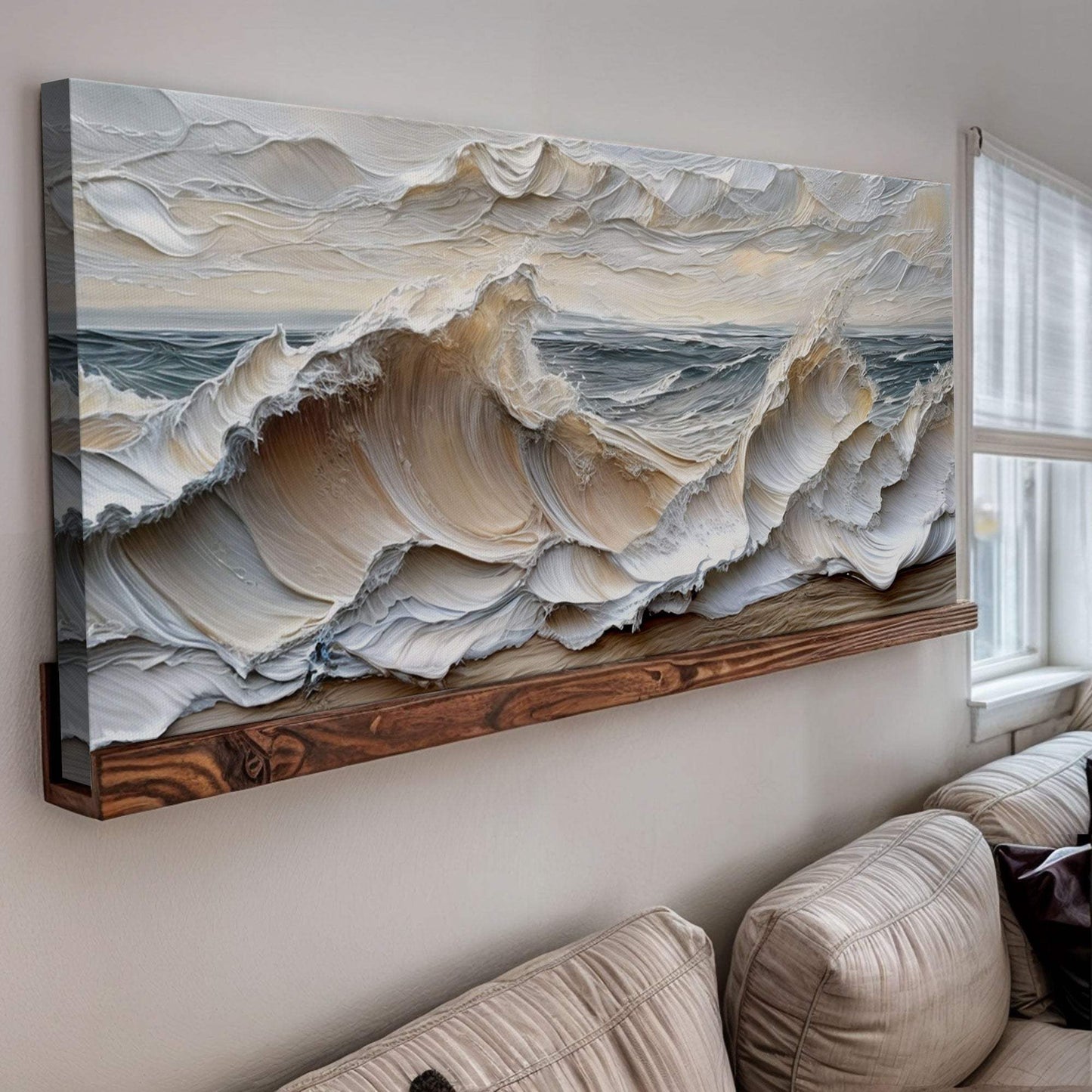 Ocean Waves Wall Art - Tailored Canvases - Flyclothing LLC