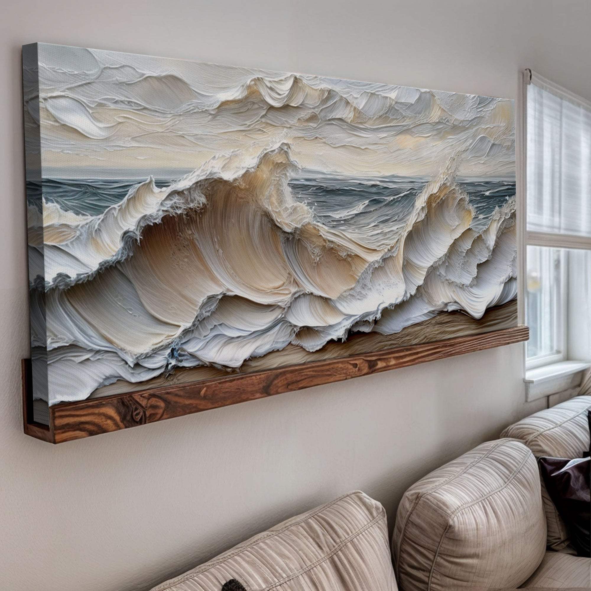Ocean Waves Wall Art - Tailored Canvases - Flyclothing LLC