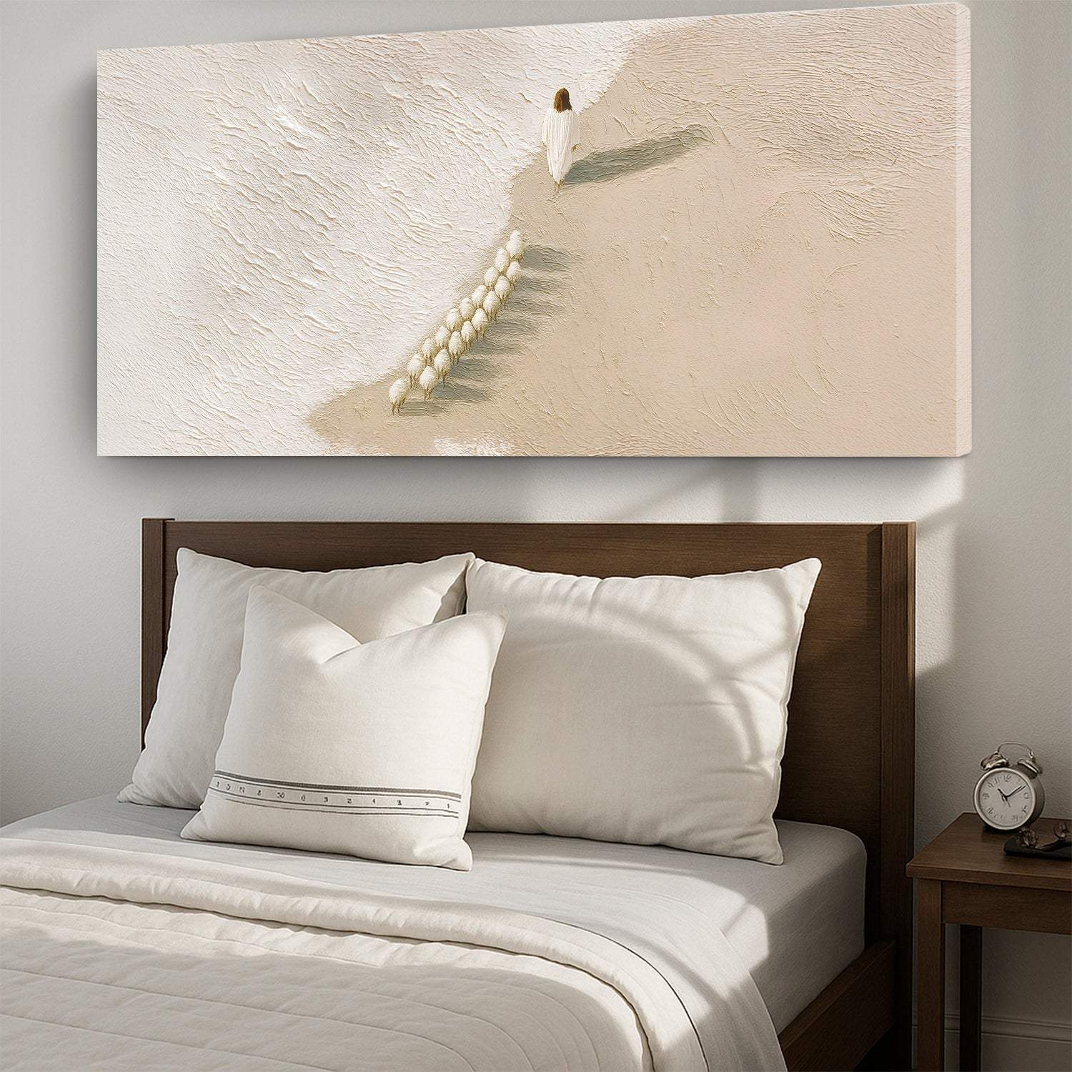 Jesus The Flock of Sheep Faith Wall Art - Tailored Canvases - Flyclothing LLC