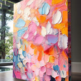 Blooming Rhapsody Abstract Wall Art - Tailored Canvases - Flyclothing LLC