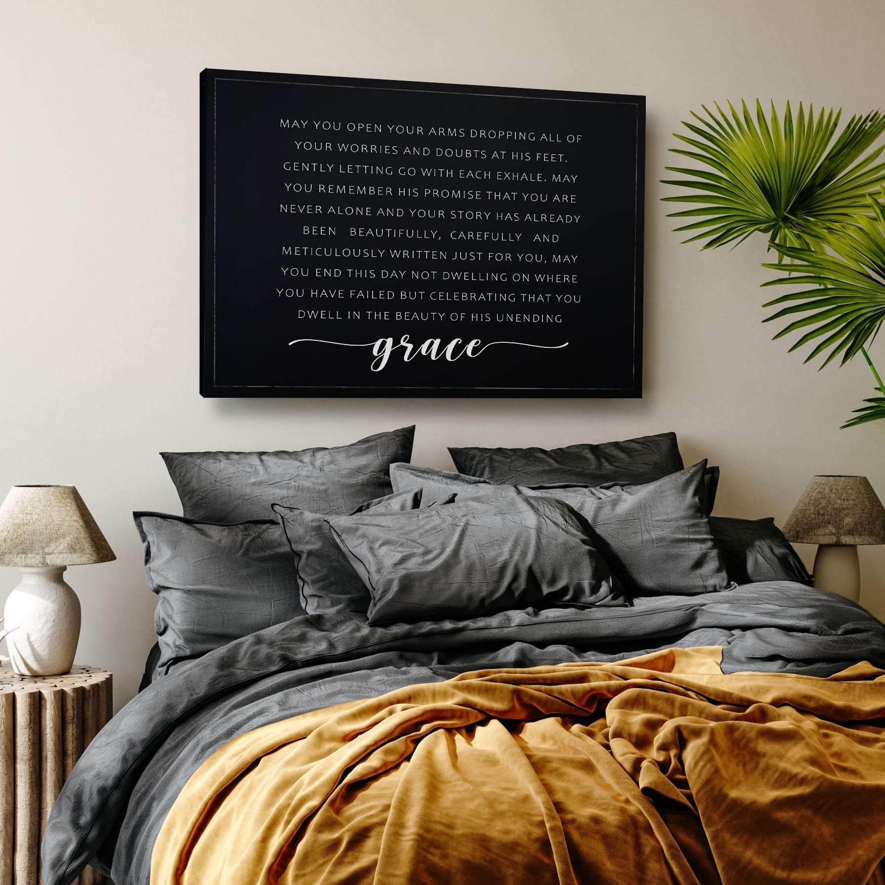 Unending Grace Faith Sign II - Tailored Canvases - Flyclothing LLC