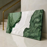 Green Rivers Abstract Wall Art V - Tailored Canvases - Flyclothing LLC