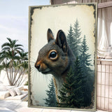 Squirrel Double Exposure Wall Art - Tailored Canvases - Flyclothing LLC