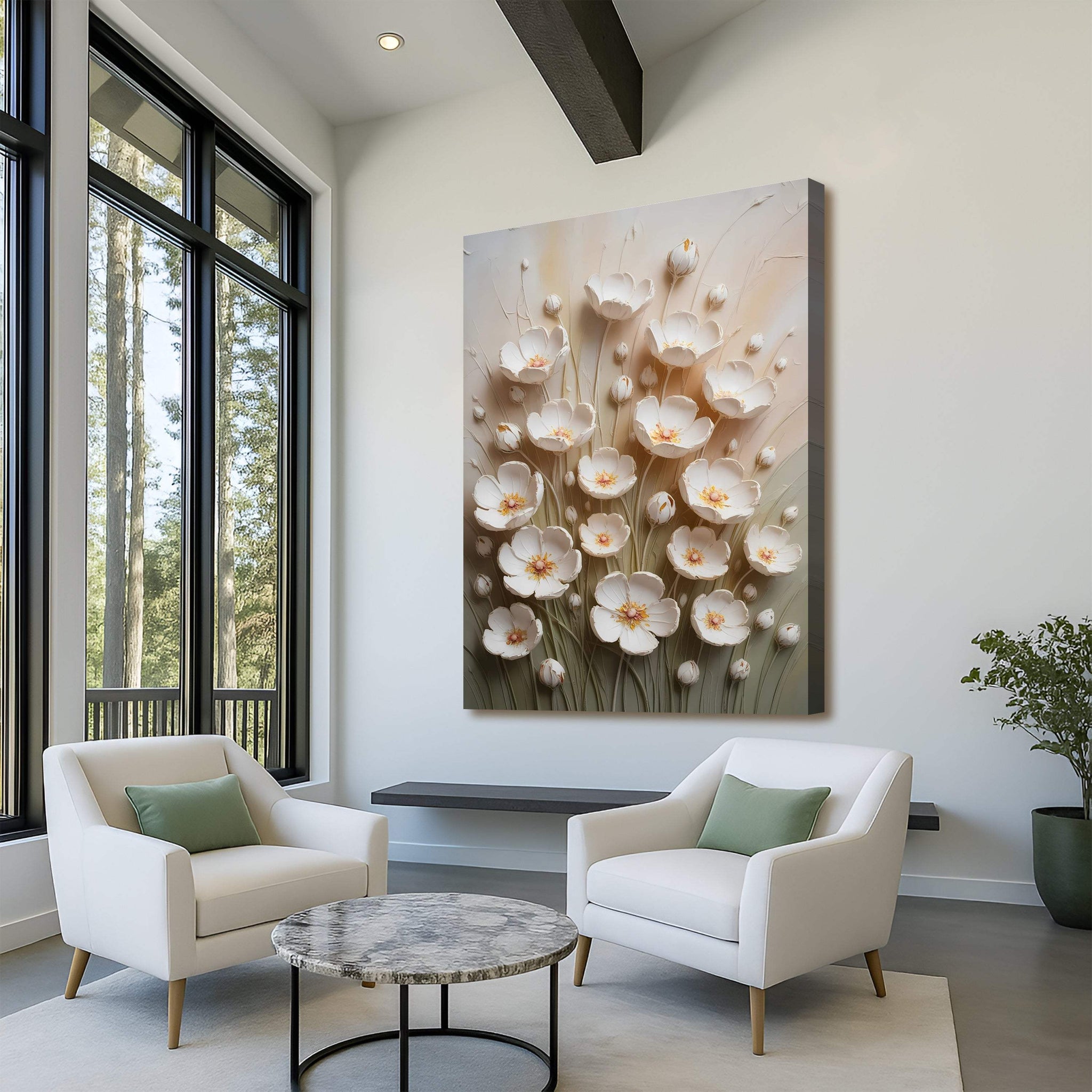 Floral Wall Art - Tailored Canvases - Flyclothing LLC