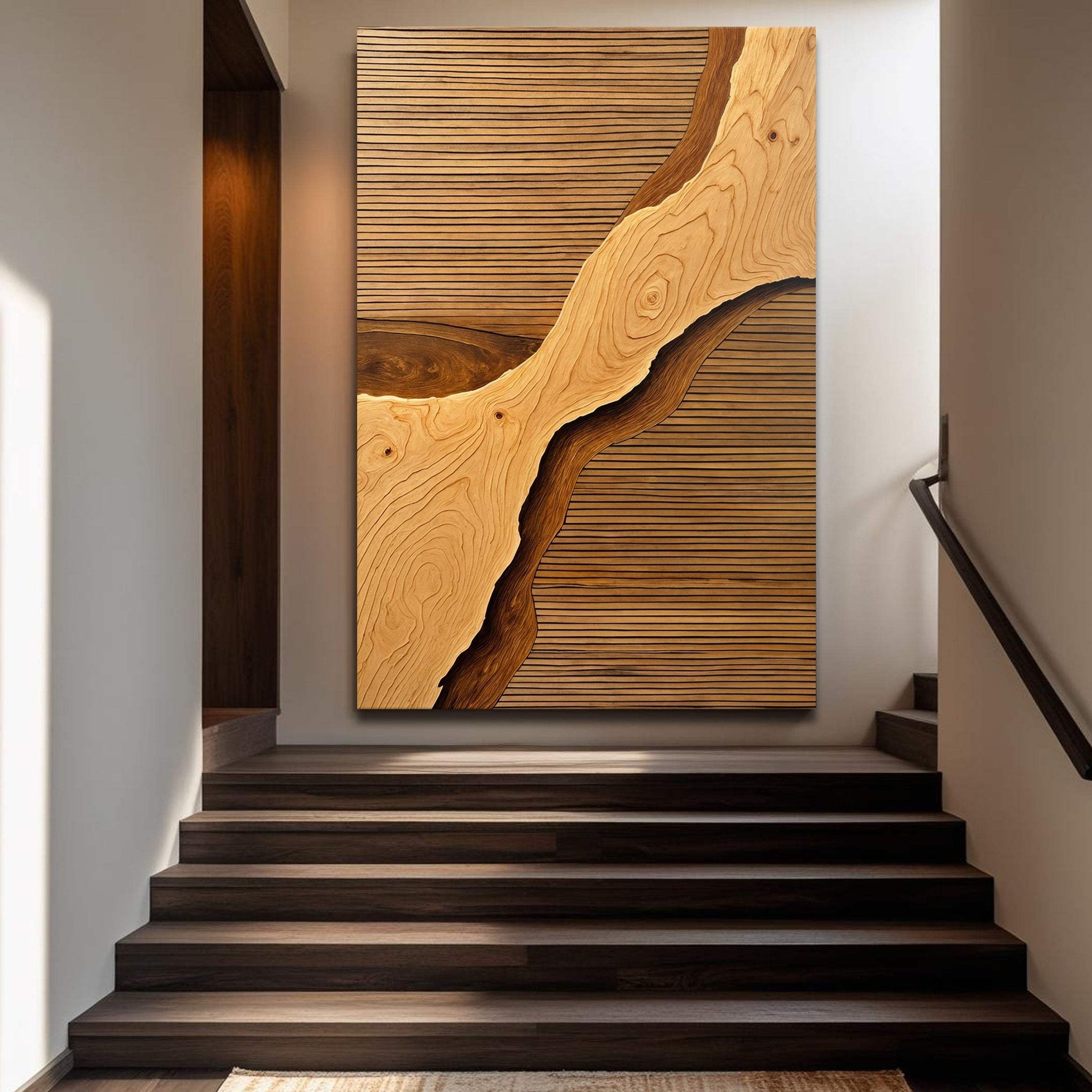 Wood Rift Wall Art - Tailored Canvases - Flyclothing LLC