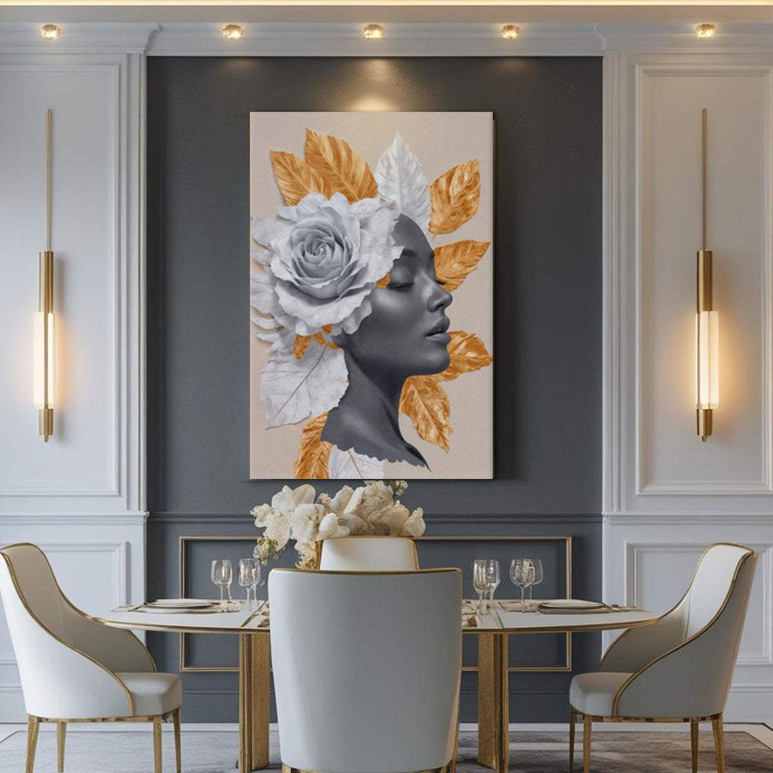 Floral Majesty Wall Art IV - Tailored Canvases - Flyclothing LLC
