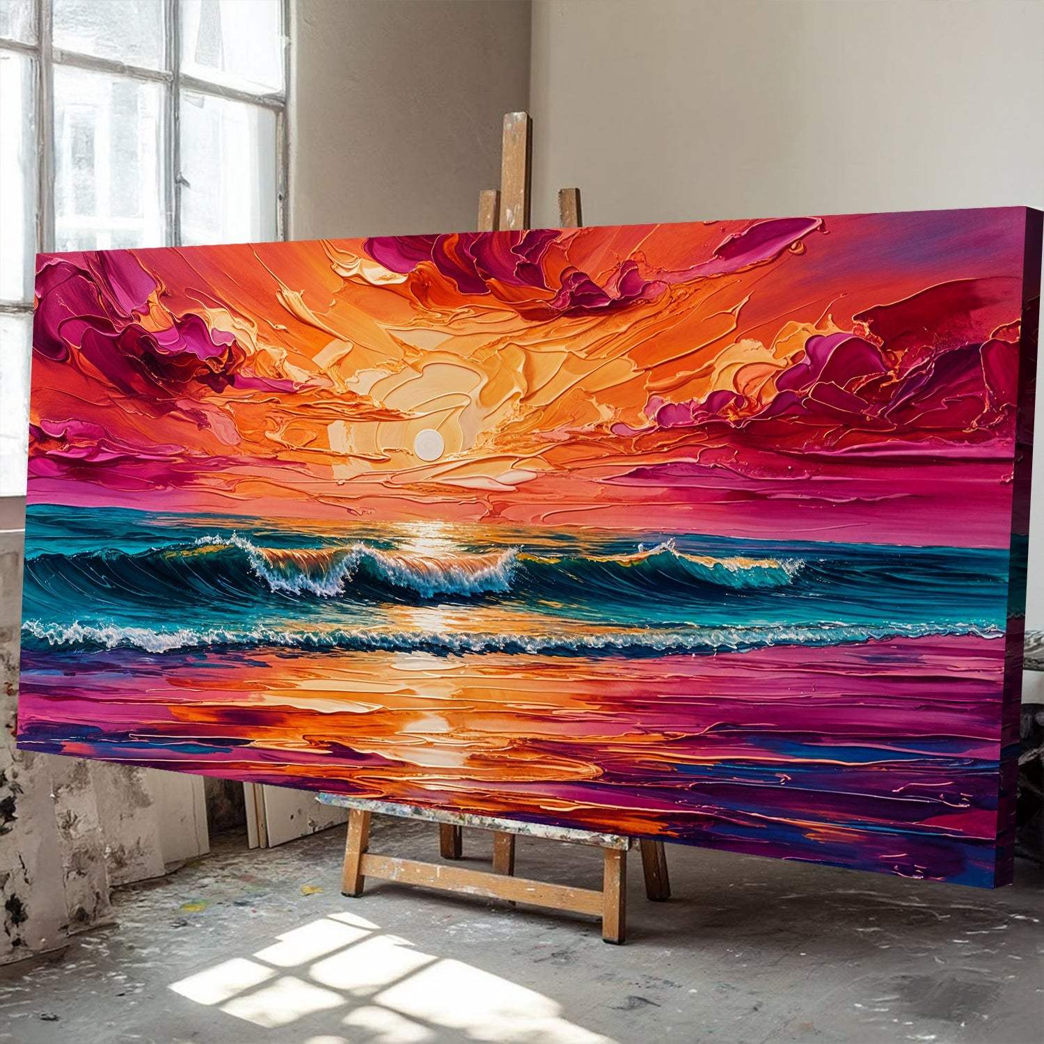 Coastal Sunset Wall Art - Tailored Canvases - Flyclothing LLC