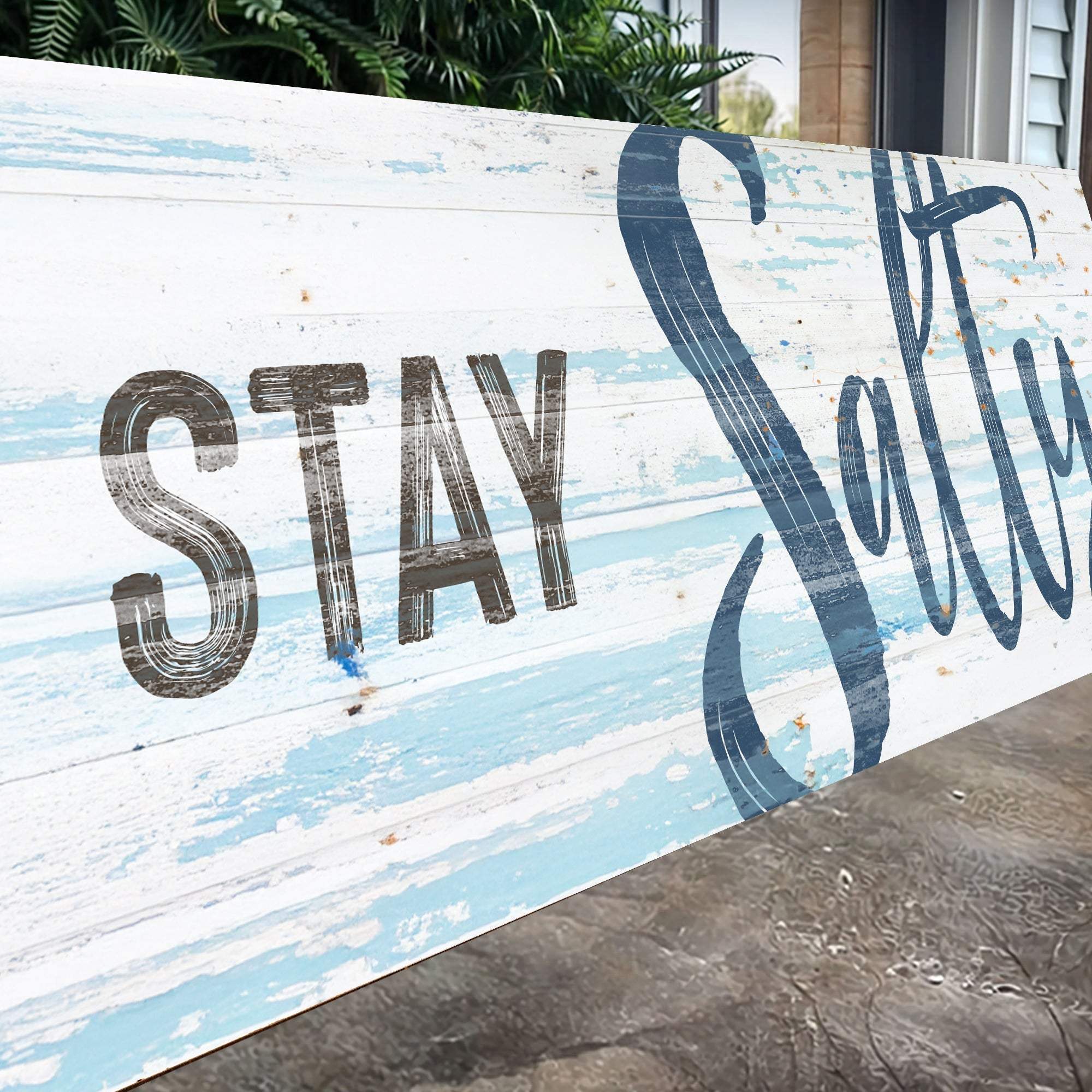 Stay Salty Coastal Sign IX - Tailored Canvases - Flyclothing LLC