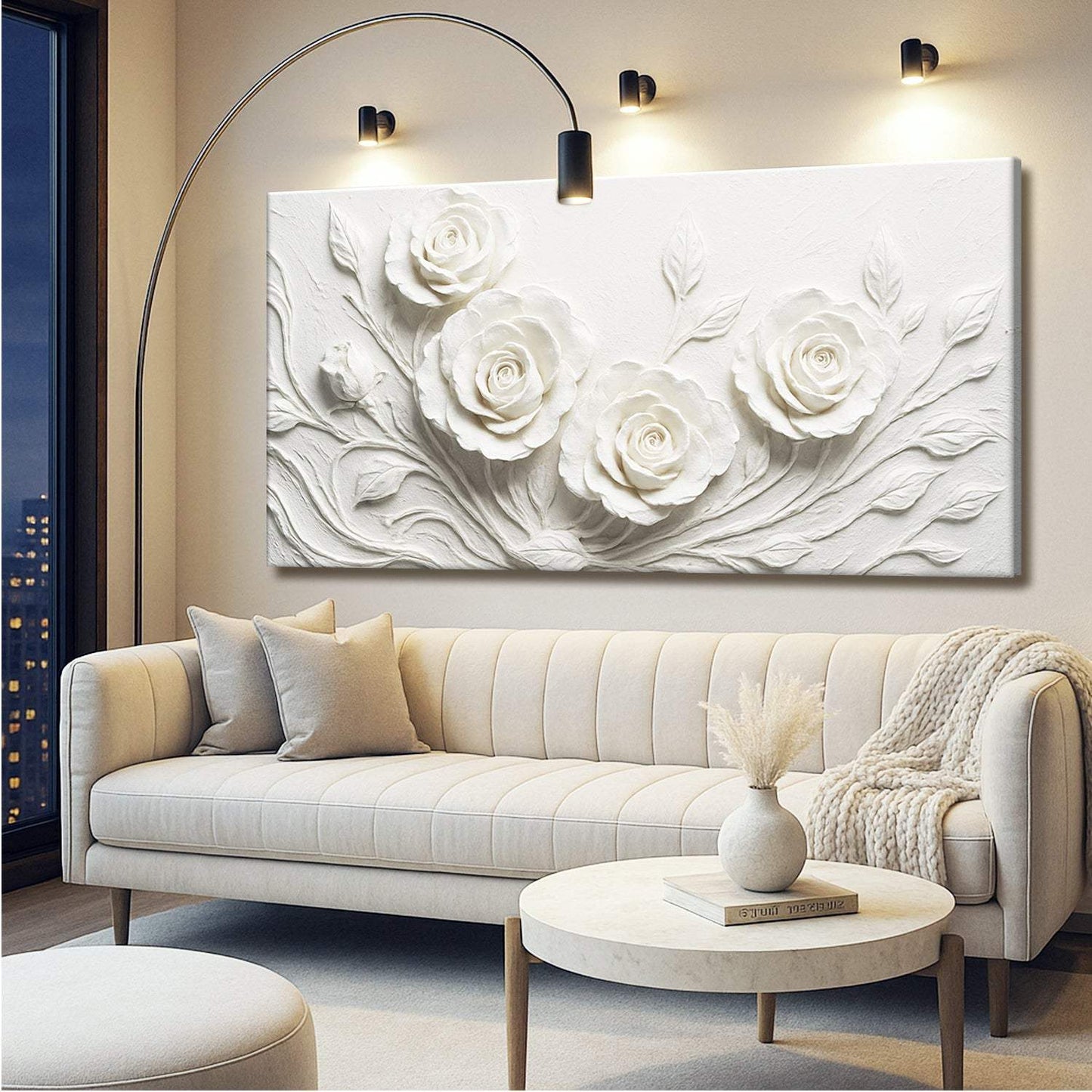 Floral Abstract Wall Art - Tailored Canvases - Flyclothing LLC