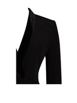 Madeline Black Feather Trim Blazer Dress - Miss Circle - Flyclothing LLC