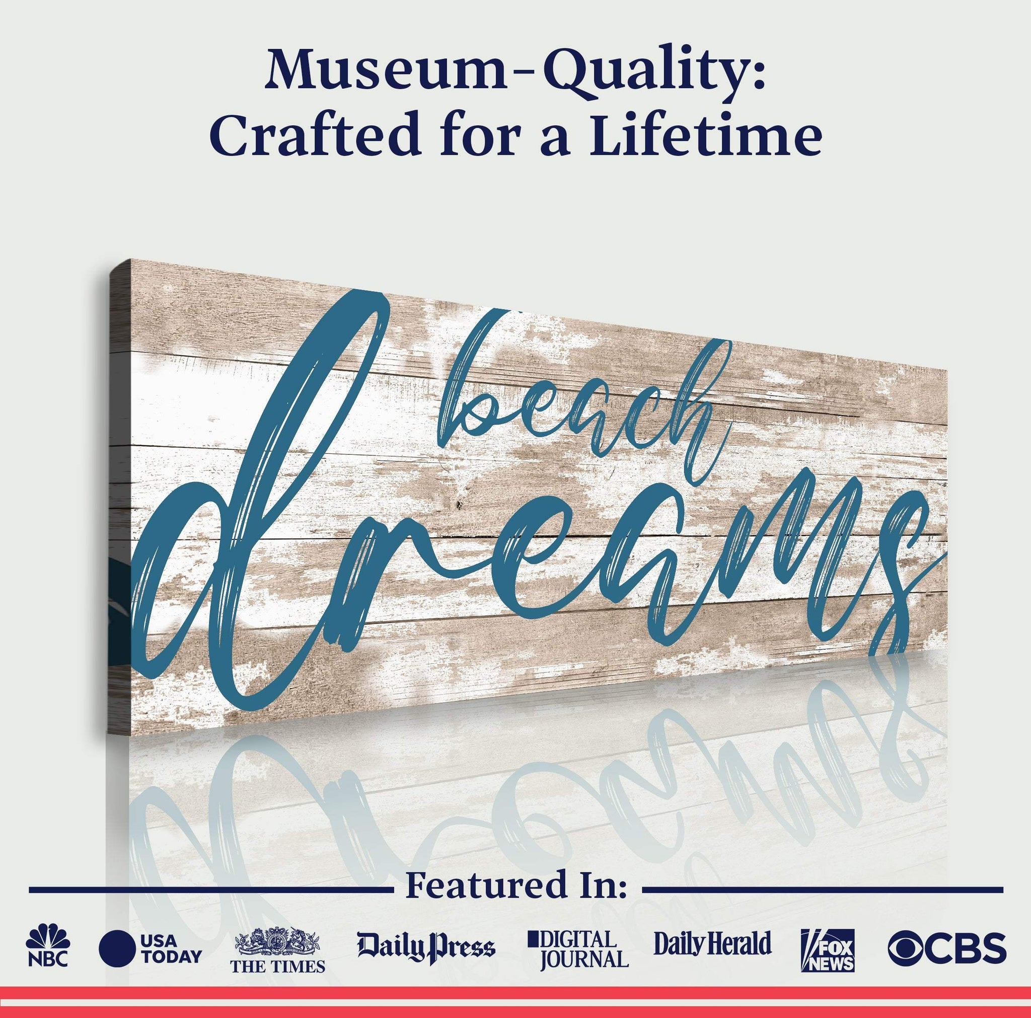 Beach Dreams Sign - Tailored Canvases - Flyclothing LLC