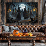 Coven of Witches Halloween Wall Art - Tailored Canvases - Flyclothing LLC
